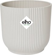 elho Vibes Fold Rond Wielen 35 - Zijdewit (Wit) - Diameter 35 x H 32 cm - Ideaal voor binnen - 100% gerecycled