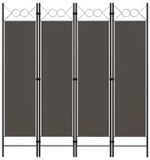 vidaXL Kamerscherm met 4 panelen 160x180 cm antraciet