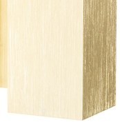 Moderne wandlamp goud vierkant 2-lichts - Sandy