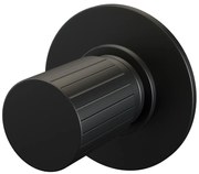 Brauer Stripe inbouw stopkraan zwart mat
