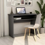 vidaXL Bureau 90x50x74 cm bewerkt hout grijs