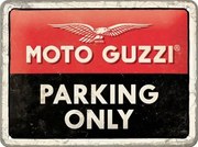 Metalen bord Moto Guzzi Paking Only