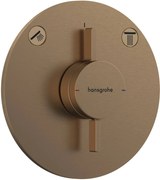Hansgrohe DuoTurn S Afbouwdeel Inbouwthermostaat Brushed Bronze