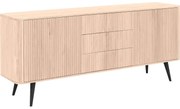 Goossens Dressoir Seppe, 2 deuren 3 laden