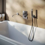 Saniclear Talpa Pro thermostatische inbouw badkraan met handdouche chroom