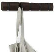 Umbra Flip handdoekhaak 51x6x3cm Hout Zwart/walnoot 318850-048