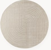 Rond wollen vloerkleed Mason, handgetuft