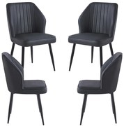 Pakket van 4 Wenye-stoelen