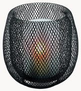 Metalen windlicht Mesh