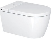 Duravit SensoWash Starck f douchewc compact met rimless wandcloset diepspoel 37.8x57.5cm met closetzitting wit 650002012004300