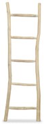 vidaXL Handdoekenladder met 5 sporten 45x150 cm teakhout