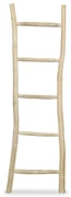 vidaXL Handdoekenladder met 5 sporten 45x150 cm teakhout