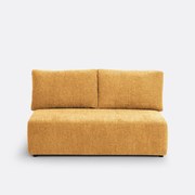 Modulaire 2-zitsbank Monica in gemêleerd chenille