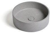 Ideavit Ora Waskom 39x39x12cm Beton Rond Grey 290296-B1