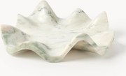 Handgemaakt decoratief dienblad Gaia van marmer, Ø 40 cm
