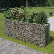 vidaXL Gabion plantenbak verhoogd 270x50x100 cm gegalvaniseerd staal