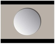 Sanicare Q-mirrors spiegel rond 50 cm. zonder omlijsting / PP geslepen