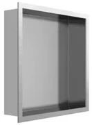 Mueller Round inbouwnis 30x30x10cm RVS
