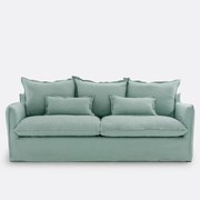 Bank 2-, 3-, 4- of 5-zits, in kreukellinnen, Odna