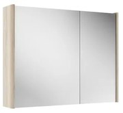 Saniclass Prime Spiegelkast - 80x63x16cm - inclusief zijpanelen - beech (hout) SW1212816/SW910735