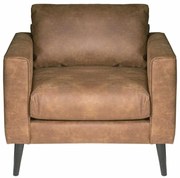 Fauteuil - Aster - lederlook Dalton cognac 03