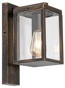 Vintage buiten wandlantaarn antiek goud IP44 - Charlois