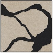 Ingelijste akoestische wandkunst Quiet Friction 1