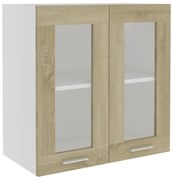 vidaXL Hangkast 60x31x60 cm spaanplaat sonoma eikenkleurig