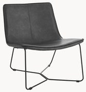 Kunstleren lounge fauteuil Barrel