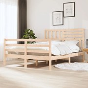 vidaXL Bedframe massief hout 120x200 cm