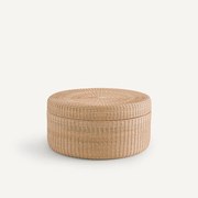 Opbergdoos in rotan, Ø 50 cm, Ysée