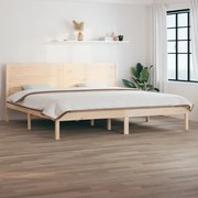 vidaXL Bedframe massief hout 180x200 cm 6FT Super King