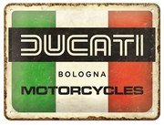 Metalen bord Ducati - Italy Giugiaro Logo