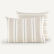 Kussensloop in gewassen linnen, Makoun