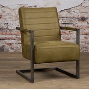 Tower Living Groene Fauteuil Industrieel Bull Rocca