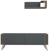 Homemania Tv-meubel Nicol 120x31x42 cm antraciet