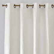 Verduisteringsgordijn in gewassen linnen met oogjes Onega