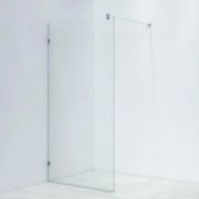 Saniclass Bellini Inloopdouche - scharnierbevestiging - 100x200cm - 8mm veiligheidsglas - anti kalk - chroom WALKINFIXCONNECT-100