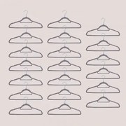 Set Van 20 Fluwelen Hangers Palou Grijs – Koel - Sklum