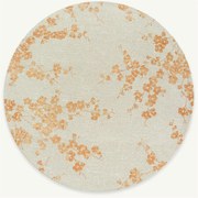Wasbaar rond jacquard in- & outdoor vloerkleed Sakura