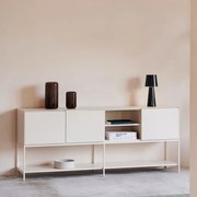 Kave Home Vedrana Wit Design Dressoir Op Hoge Poten 195 Cm - 195x40x80cm.