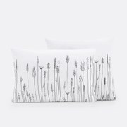 Kussensloop in katoen, Flore