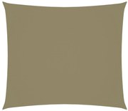 vidaXL Zonnescherm rechthoekig 2,5x3 m oxford stof beige