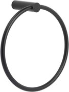 Saqu Black Handdoekring 15,6x6x16,1 cm mat zwart