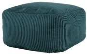 Theo Corduroy Poef - Donkergroen