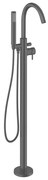 Crosswater MPRO Badkraan - vrijstaand - met staafhanddouche - slate (gunmetal) PRO416FT
