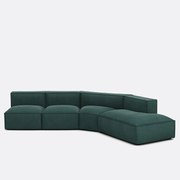 4-delige rechtse ribfluwelen bank, Seven