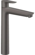 Hansgrohe Talis e 1-gr wastafelmkr 240 zo/afvoer brushed black chr 71717340