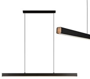 Hangende plafondlamp APP1447-CP BLACK 80cm