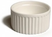Souffléschaaltje/ ramekin, porselein, Ø 8 cm